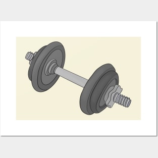 Dumbbell Workout Posters and Art